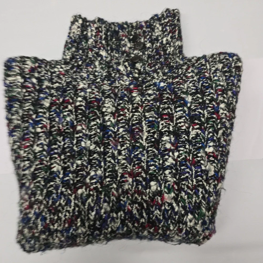 Vintage Jay Jacobs‎ Women Multicolor Knit Turtleneck Sweater Size Small